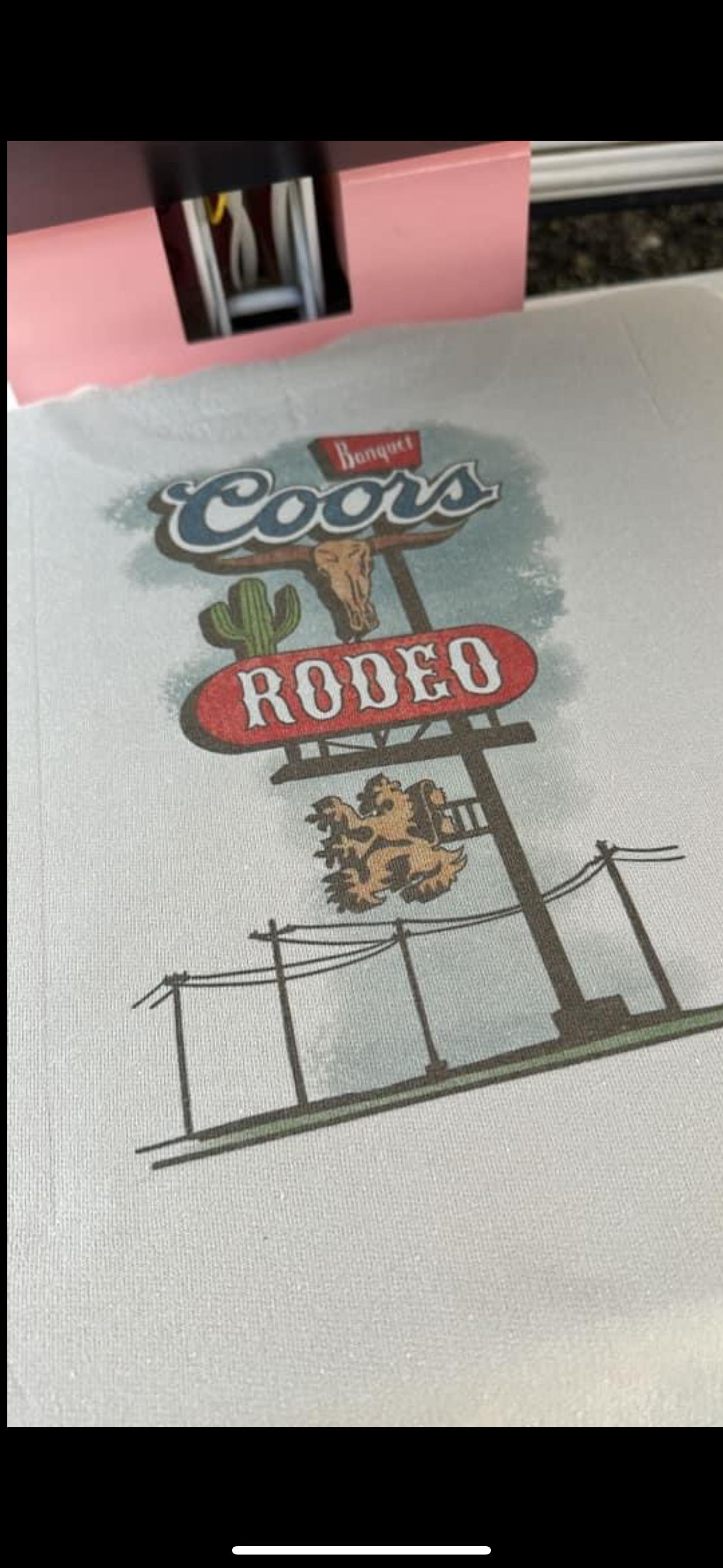 COORS RODEO MOTEL SIGN