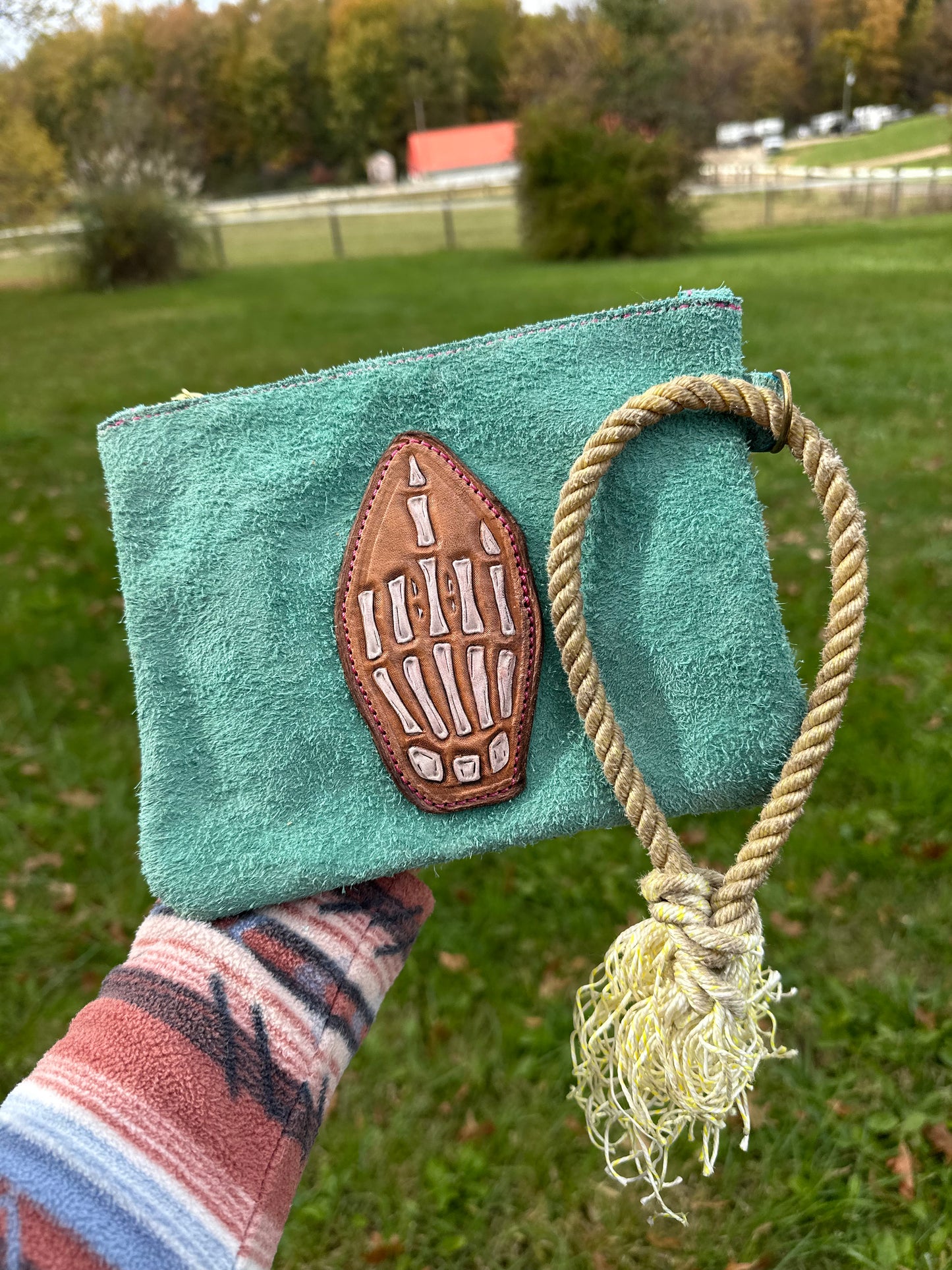 Skeleton Rope Handled Clutch