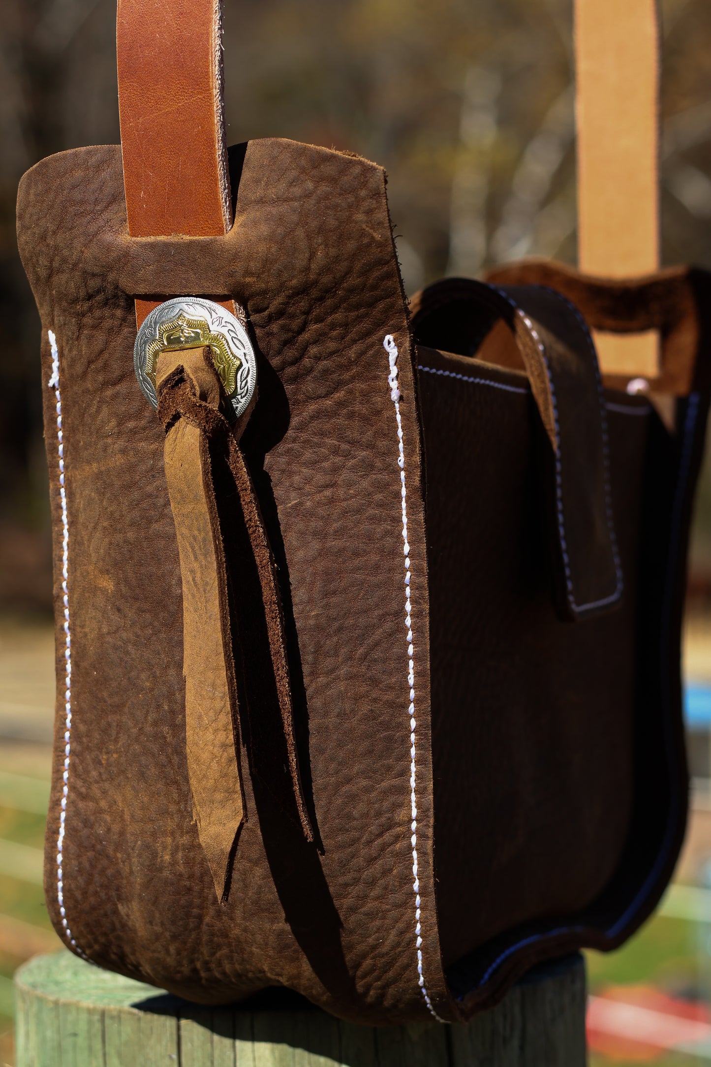 Brown Stirrup Bag