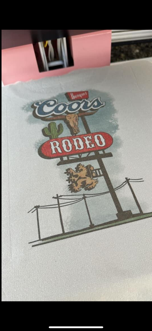 COORS RODEO MOTEL SIGN