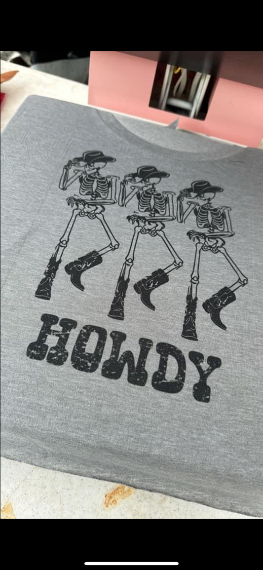 HOWDY SKELETONS-BLACK