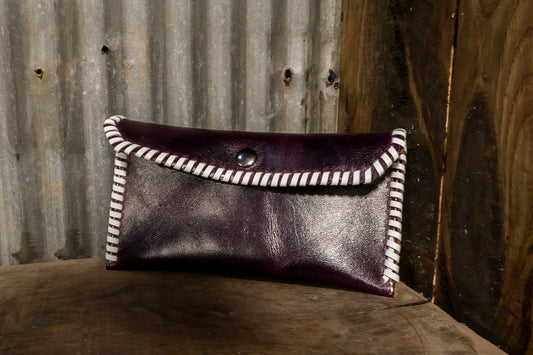 Whipstitch clutch