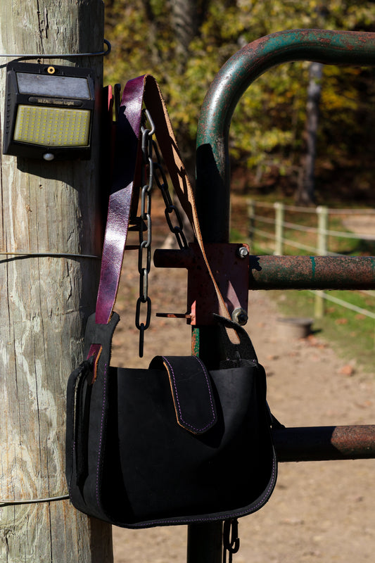 Black Stirrup Bag