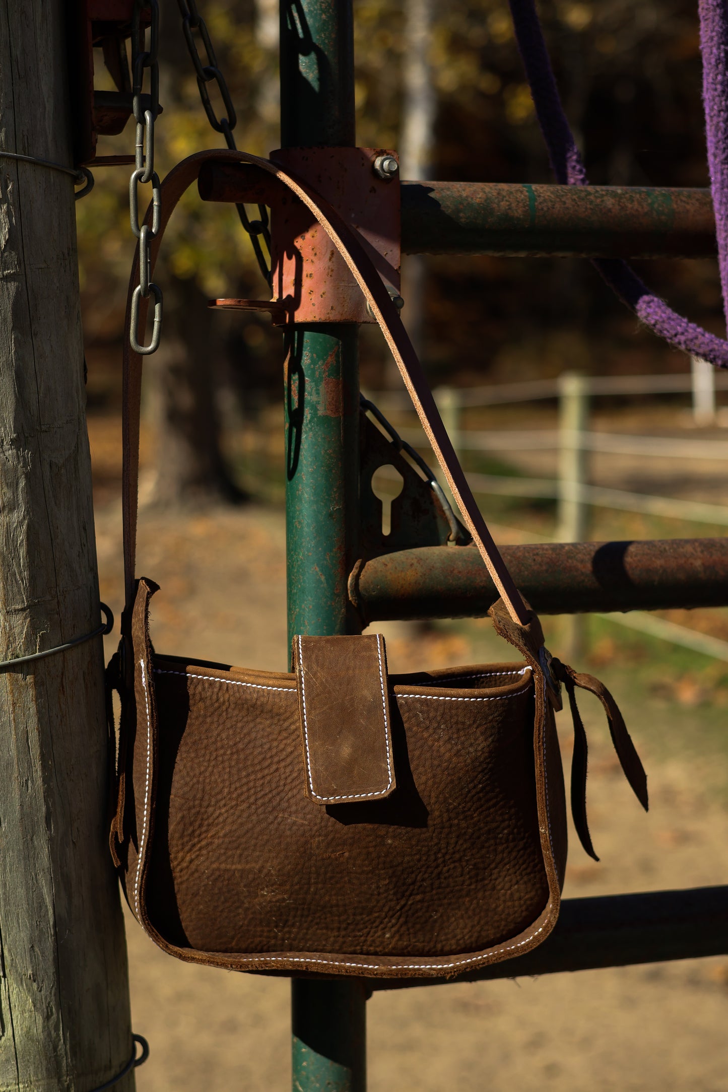 Brown Stirrup Bag
