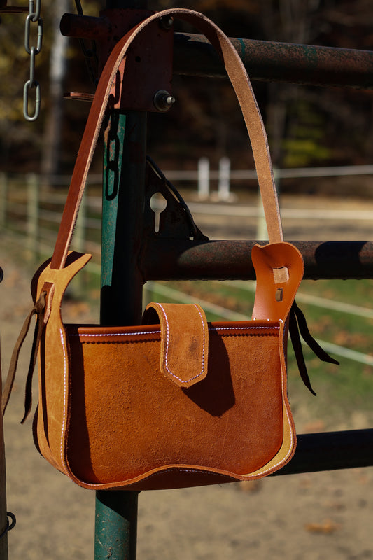 Burnt Orange Stirrup Bag